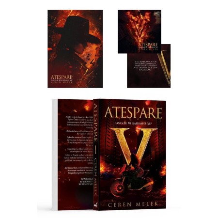 İndigo Kitap ATEŞPARE 1 Ceren MElek Karton Kapak 