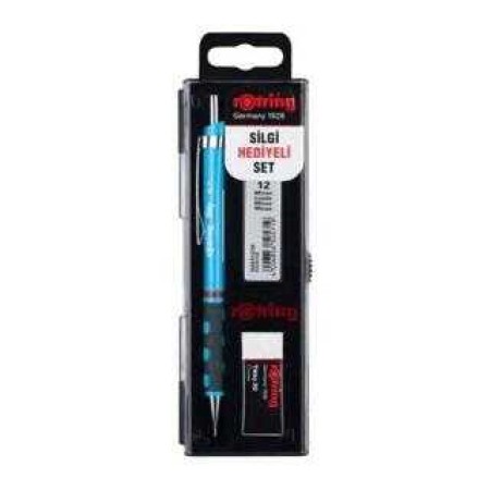 Rotring Tikky Min Silgi 3`lü Okul Seti 0.7 Açık Mavi