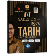 KR Akademi Yayınları Sadettin Hoca AYT Tarih Video Ders Kitabı 