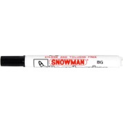 Snowman Tahta Kalemi Yuvarlak Uçlu Siyah BG-12