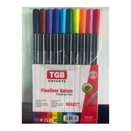 Tgb Fi̇neli̇ner Kalem 10 Renk Tgb-1907