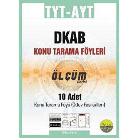 Pano Yayınevi TYT AYT Din Kültürü ve Ahlak Bilgisi Ölçüm Konu Tarama Föyleri