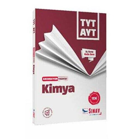 Sınav Yayınları TYT - AYT Kimya Akordiyon Serisi