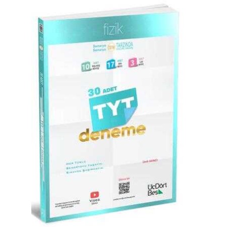ÜçDörtBeş Yayınları  Fizik 30 Deneme
