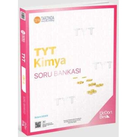 ÜçDörtBeş Yayınları  Kimya TYT Soru Bankası