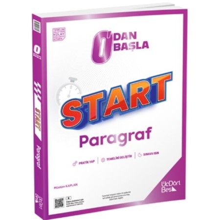 ÜçDörtBeş Yayınları Sıfırdan Başla Start Paragraf