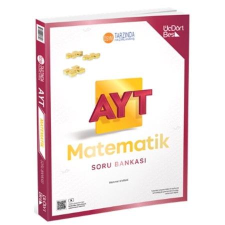 ÜçDörtBeş Yayınları  Matematik AYT Soru Bankası