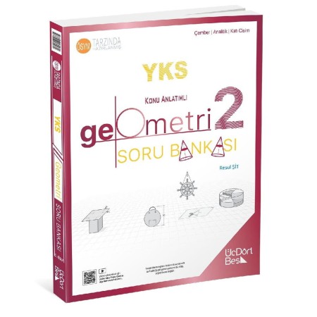 ÜçDörtBeş Yayınları TYT AYT Geometri Soru Bankası 2. Kitap