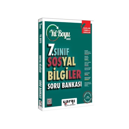 Yargı Ders Arkadaşım 7.Sınıf Sosyal Bilgiler Yıl Boyu Soru Bankası