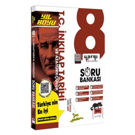 Yargı Ders Arkadaşım 8.Sınıf LGS T.C İnkılap Tarihi ve Atatürkçülük Yıl Boyu Soru Bankası