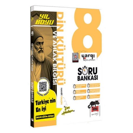 Yargı Ders Arkadaşım 8.Sınıf LGS Din Kültürü ve Ahlak Bilgisi Yıl Boyu Soru Bankası
