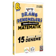 Yargı Ders Arkadaşım 8.Sınıf Tamamı Video Çözümlü Matematik 15 Branş Denemeleri Yargı Ders Arkadaşım 8.Sınıf Tamamı Video Çözümlü Matematik 15 Branş Denemeleri