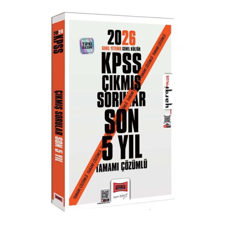 Yargı Yayınları 2026 KPSS GK-GY Tüm Dersler Tamamı Çözümlü Son 5 Yıl Çıkmış Sorular