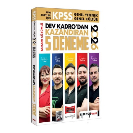 Yargı Yayınları 2026 KPSS Tüm Adaylar İçin Tamamı Çözümlü Dev Kadrodan Kazandıran 5 Deneme Yargı Yayınları 2026 KPSS Tüm Adaylar İçin Tamamı Çözümlü Dev Kadrodan Kazandıran 5 Deneme
