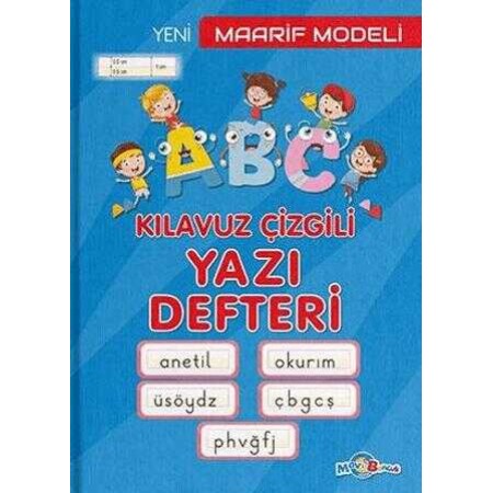 Mavi Boncuk Yayınları Dik Kılavuz Çizgili Yazı Defteri