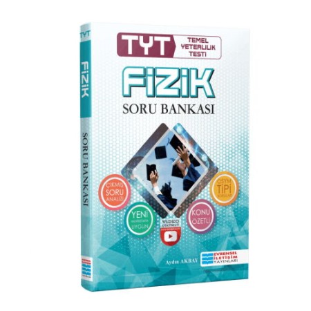 Evrensel İletişim Yayınevi TYT Fizik Video Çözümlü Soru Bankası 