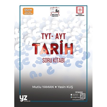 YZ Yayınları TYT AYT Tarih Soru Kitabı