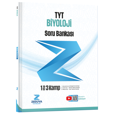 Zeduva Yayınları Biosem TYT Biyoloji 1 Kitap 3 Kamp Soru Bankası Zeduva Yayınları Biosem TYT Biyoloji 1 Kitap 3 Kamp Soru Bankası