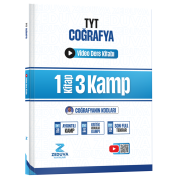 Kr Akademi Yayınları Zeduva Yayınları Coğrafyanın Kodları TYT Coğrafya 1 Kitap 3 Kamp Video Ders Kitabı 