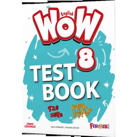 Fenomen Yayınları Wow 8 English Test Book