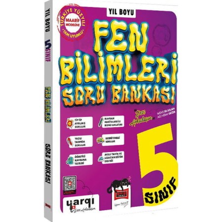Yargı Ders Arkadaşım 5.Sınıf Fen Bilimleri Yıl Boyu Soru Bankası