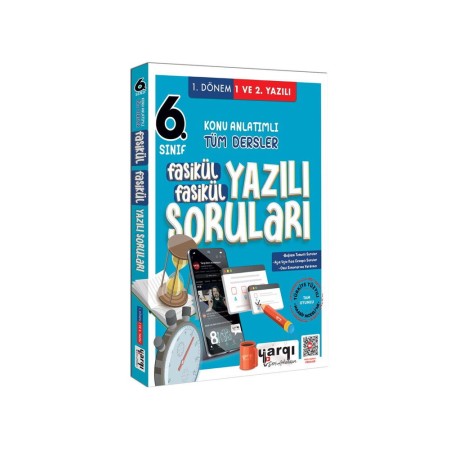 Yargı Ders Arkadaşım 6.Sınıf 1.Dönem Konu Anlatımlı Tüm Dersler Fasikül Fasikül Yazılı Soruları