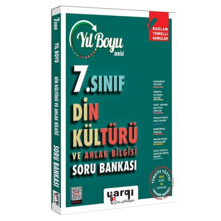 Yargı Ders Arkadaşım 7.Sınıf Din Kültürü ve Ahlak Bilgisi Yıl Boyu Soru Bankası