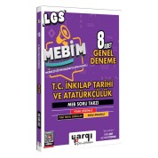 Yargı Ders Arkadaşım 8.Sınıf LGS MEBİM T.C. İnkılap Tarihi ve Atatürkçülük 8 Adet Genel Deneme