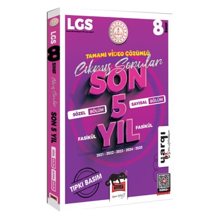 Yargı Ders Arkadaşım 8.Sınıf LGS 2021-2025 Tüm Dersler Fasikül Fasikül Tıpkı Basım Son 5 Yıl Çıkmış Sorular