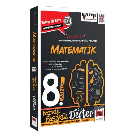 Yargı Ders Arkadaşım 8.Sınıf Matematik Fasikül Fasikül Akıllı Defter