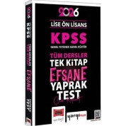 Yargı Yayınları 2026 KPSS Lise Ön Lisans GK-GY Tüm Dersler Tek Kitap Efsane Çek Kopart Yaprak Test
